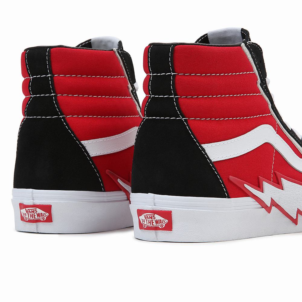 Tenis Botas Vans Sk8-Hi Bolt Mujer Negras | ASG608347