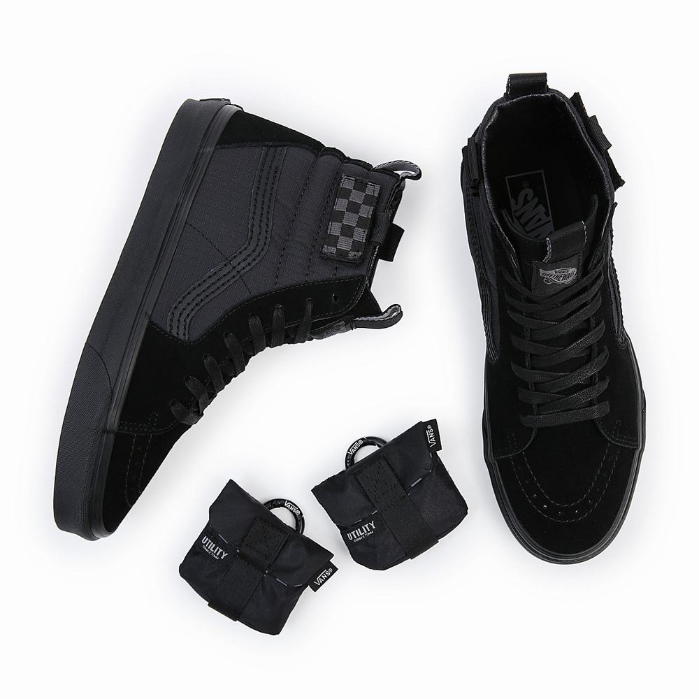 Tenis Botas Vans Sk8-Hi Cmty Hombre Negras | TZS257096