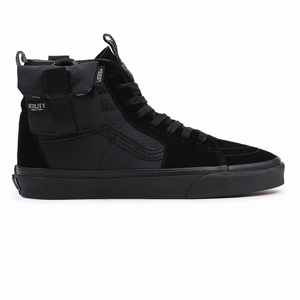 Tenis Botas Vans Sk8-Hi Cmty Hombre Negras | TZS257096