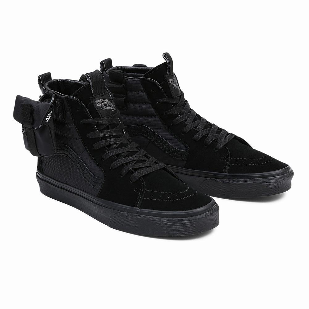 Tenis Botas Vans Sk8-Hi Cmty Hombre Negras | TZS257096