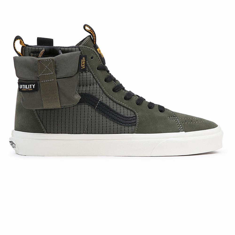 Tenis Botas Vans Sk8-Hi Cmty Hombre Verde | DSL315409