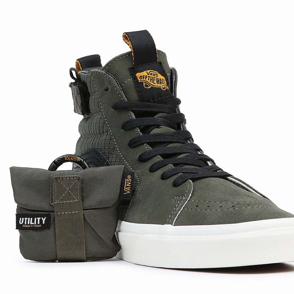 Tenis Botas Vans Sk8-Hi Cmty Hombre Verde | DSL315409