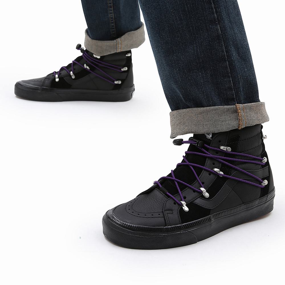 Tenis Botas Vans Sk8-Hi Echo DX Hombre Negras | TCA513078