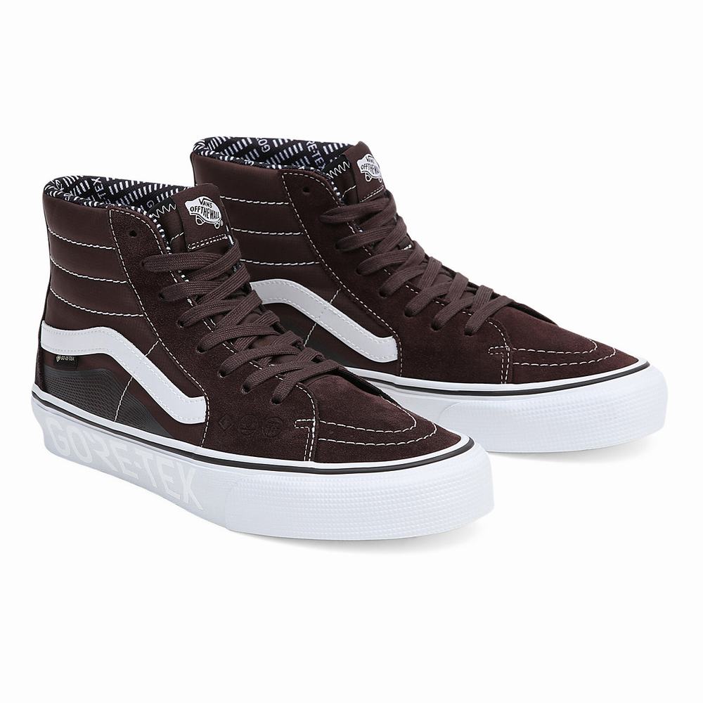 Tenis Botas Vans Sk8-Hi Gore-Tex Hi & Dry Hombre Marrones | BYL915830