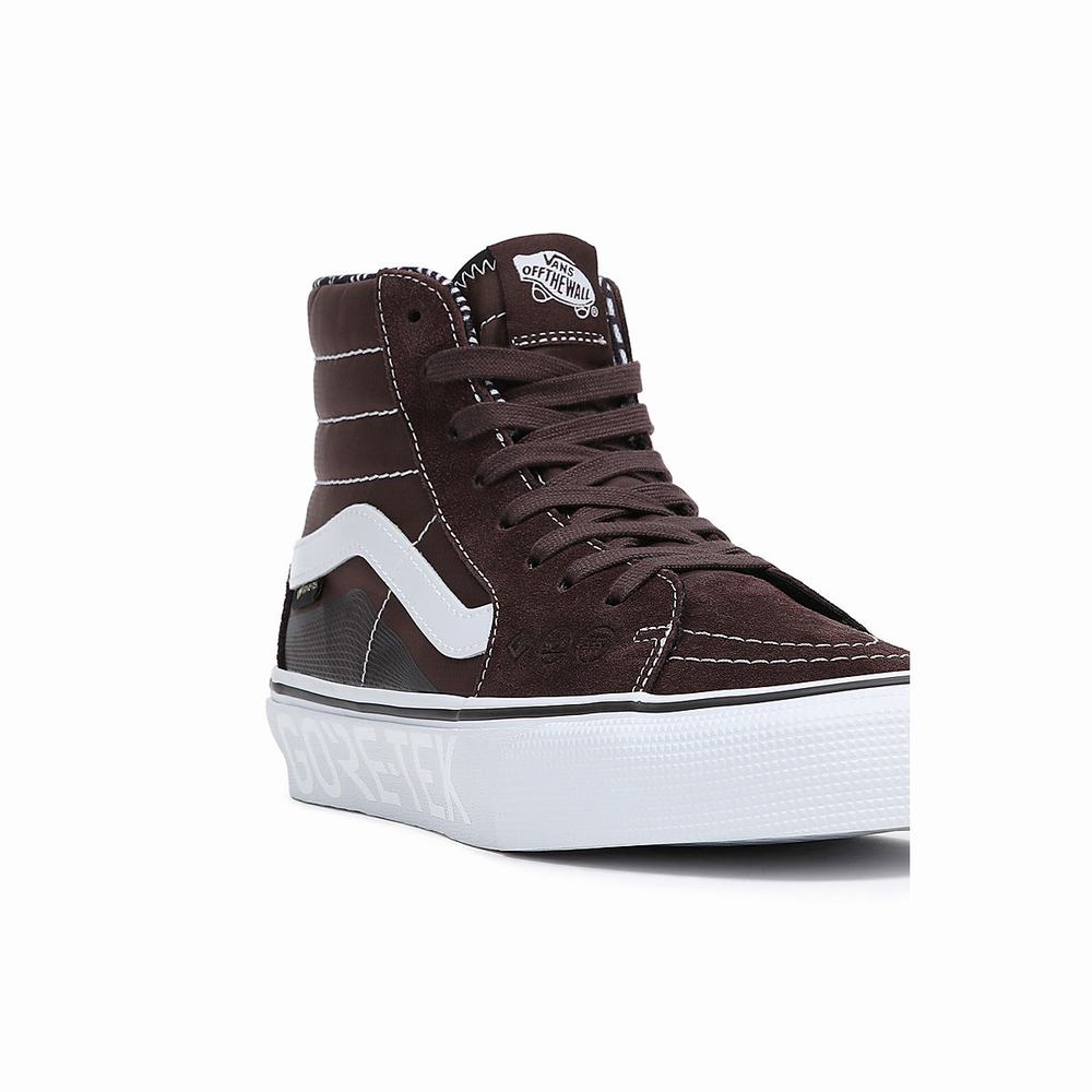 Tenis Botas Vans Sk8-Hi Gore-Tex Hi & Dry Mujer Marrones | WYL845230