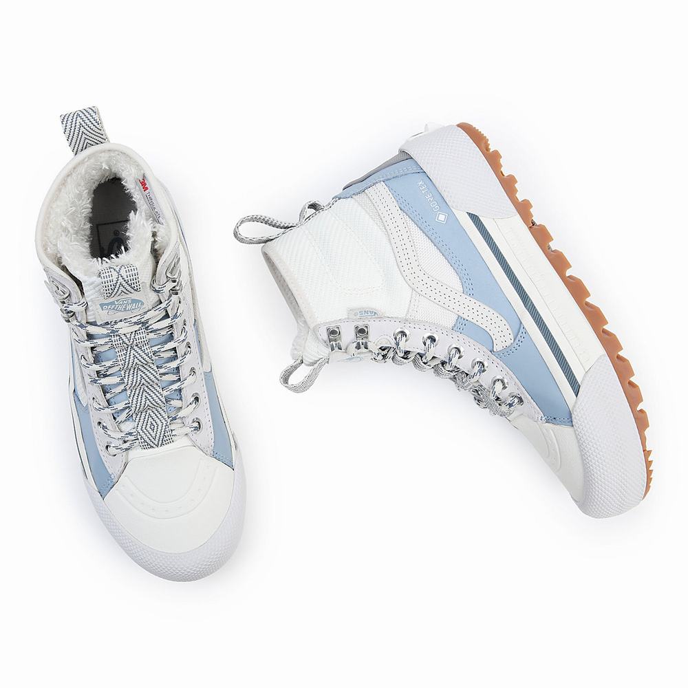 Tenis Botas Vans Sk8-Hi Gore-Tex MTE-3 Mujer Azules/Blancas | BLM864703