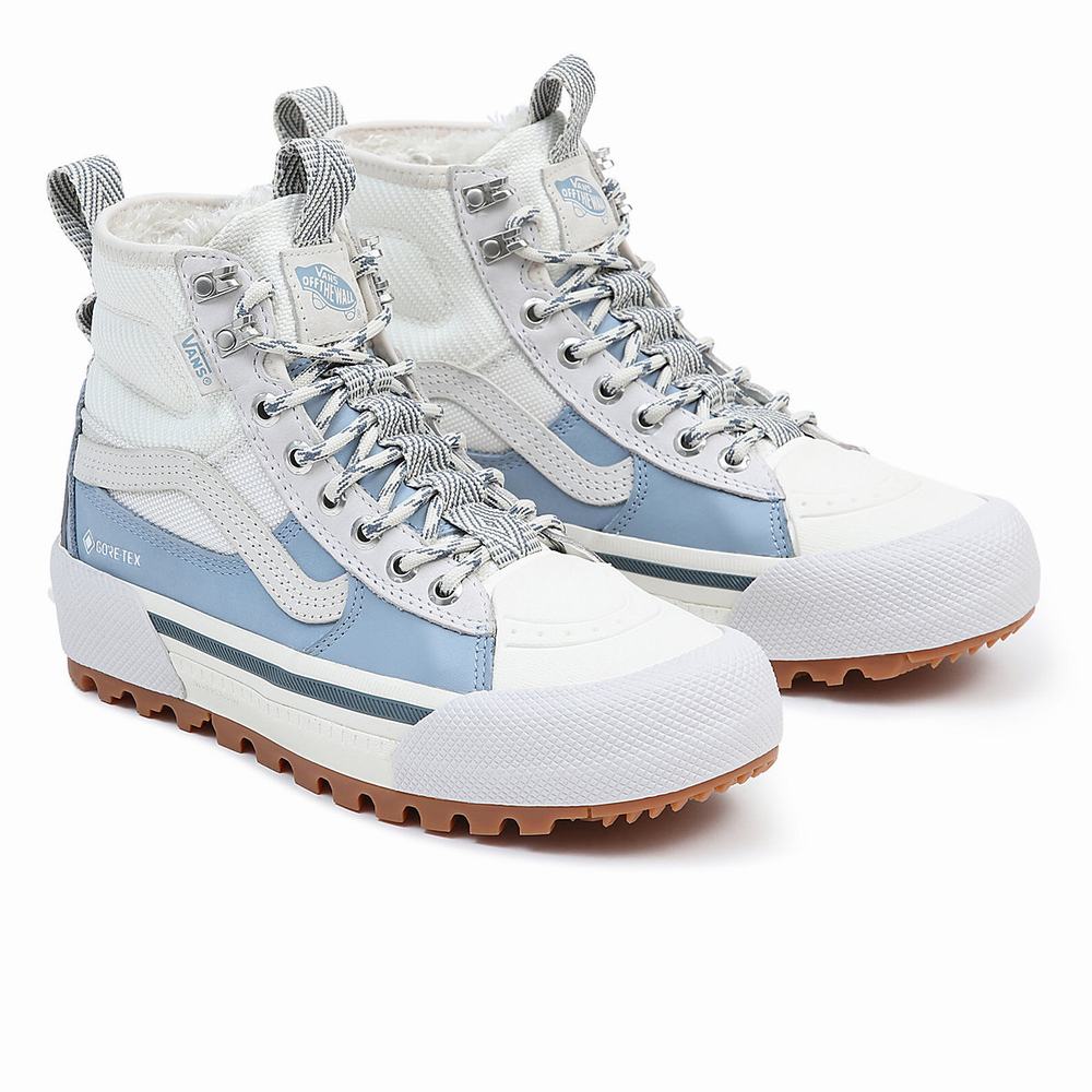 Tenis Botas Vans Sk8-Hi Gore-Tex MTE-3 Mujer Azules/Blancas | BLM864703