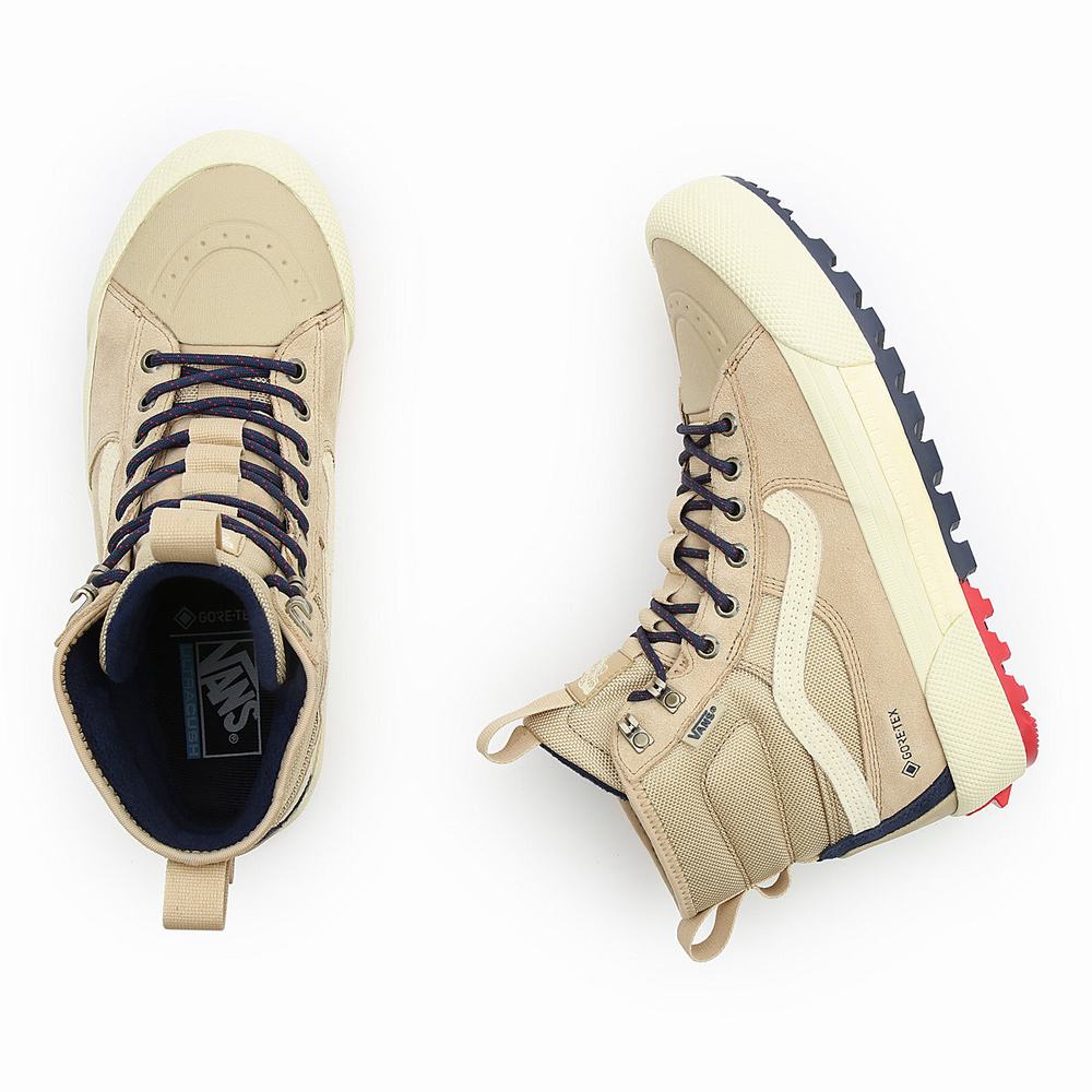 Tenis Botas Vans Sk8-Hi Gore-Tex MTE-3 Mujer Beige | QWI214306