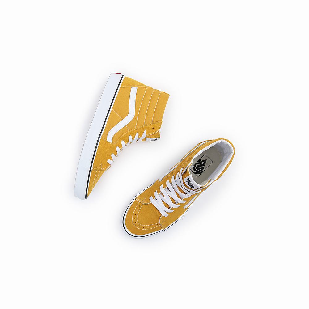 Tenis Botas Vans Sk8-Hi Hombre Amarillo | BTY517042