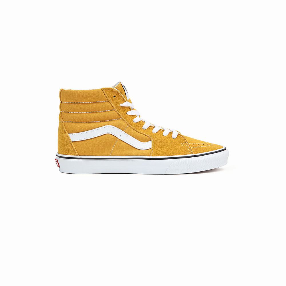 Tenis Botas Vans Sk8-Hi Hombre Amarillo | BTY517042