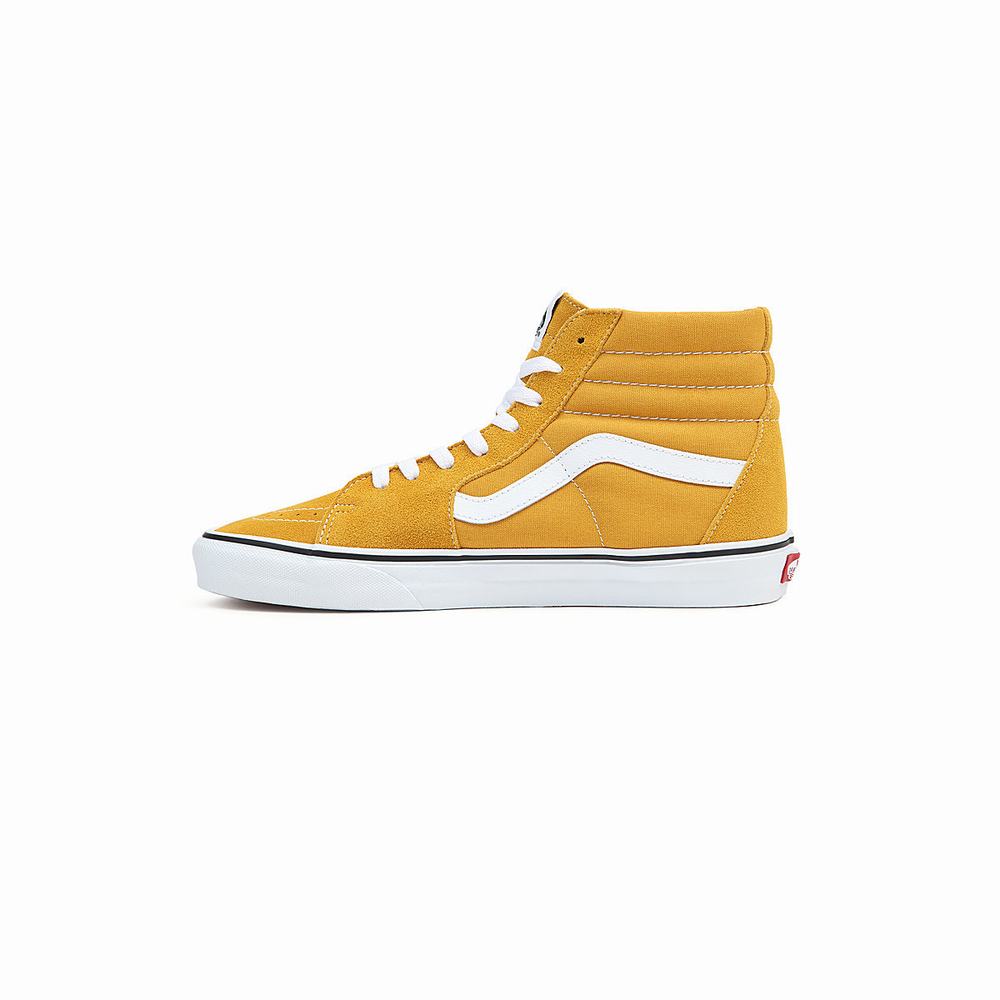 Tenis Botas Vans Sk8-Hi Hombre Amarillo | BTY517042