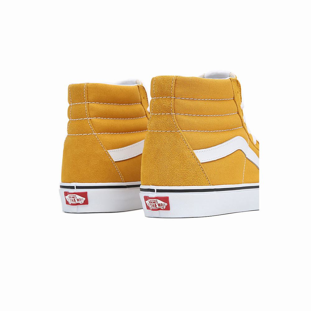 Tenis Botas Vans Sk8-Hi Hombre Amarillo | BTY517042