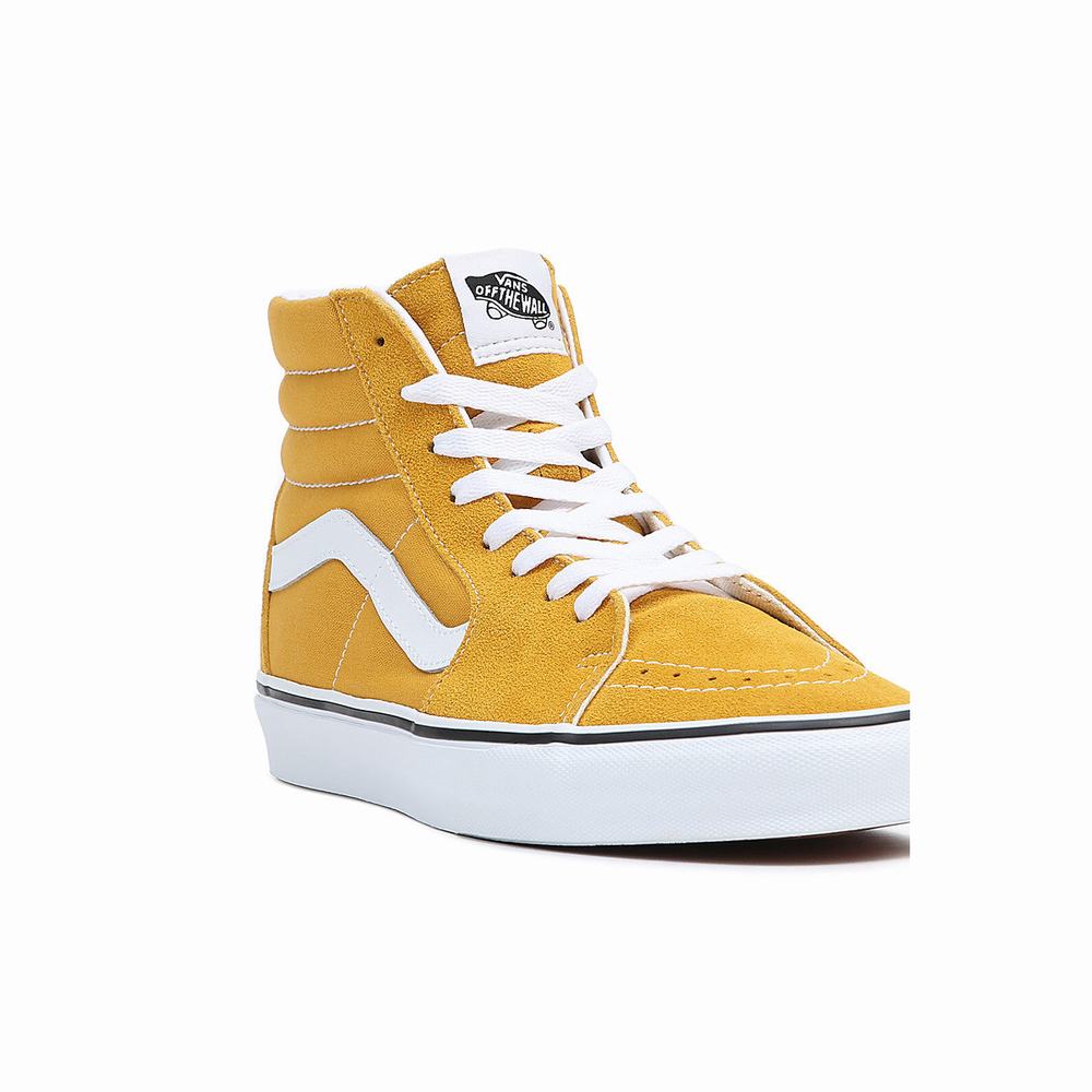 Tenis Botas Vans Sk8-Hi Hombre Amarillo | BTY517042