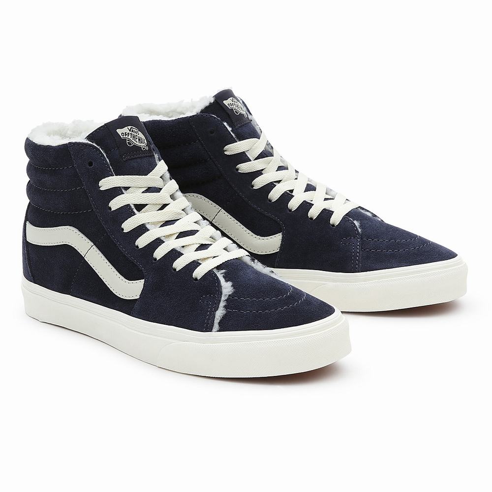 Tenis Botas Vans Sk8-Hi Hombre Azules | FNR524091