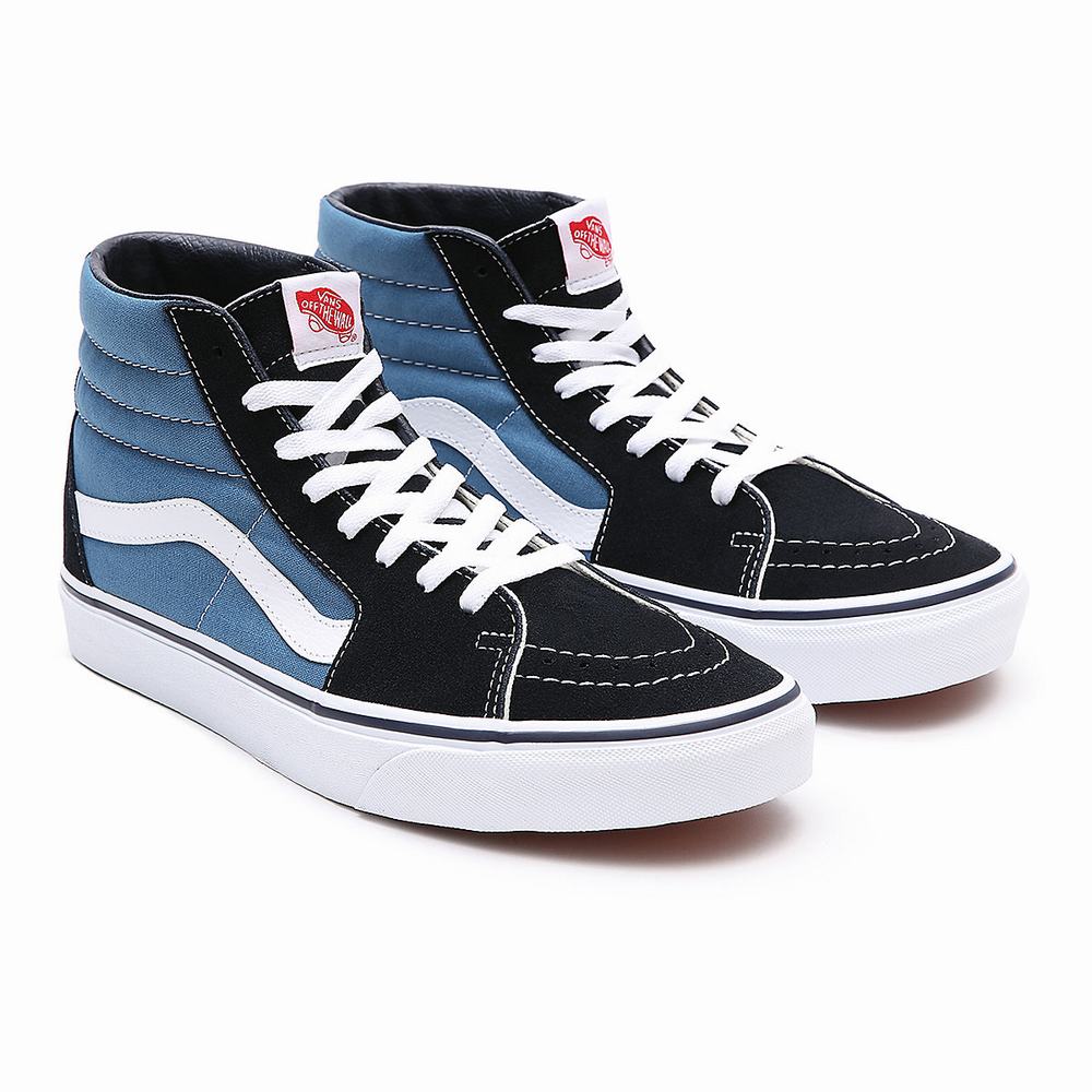 Tenis Botas Vans Sk8-Hi Hombre Azules | GLK982607