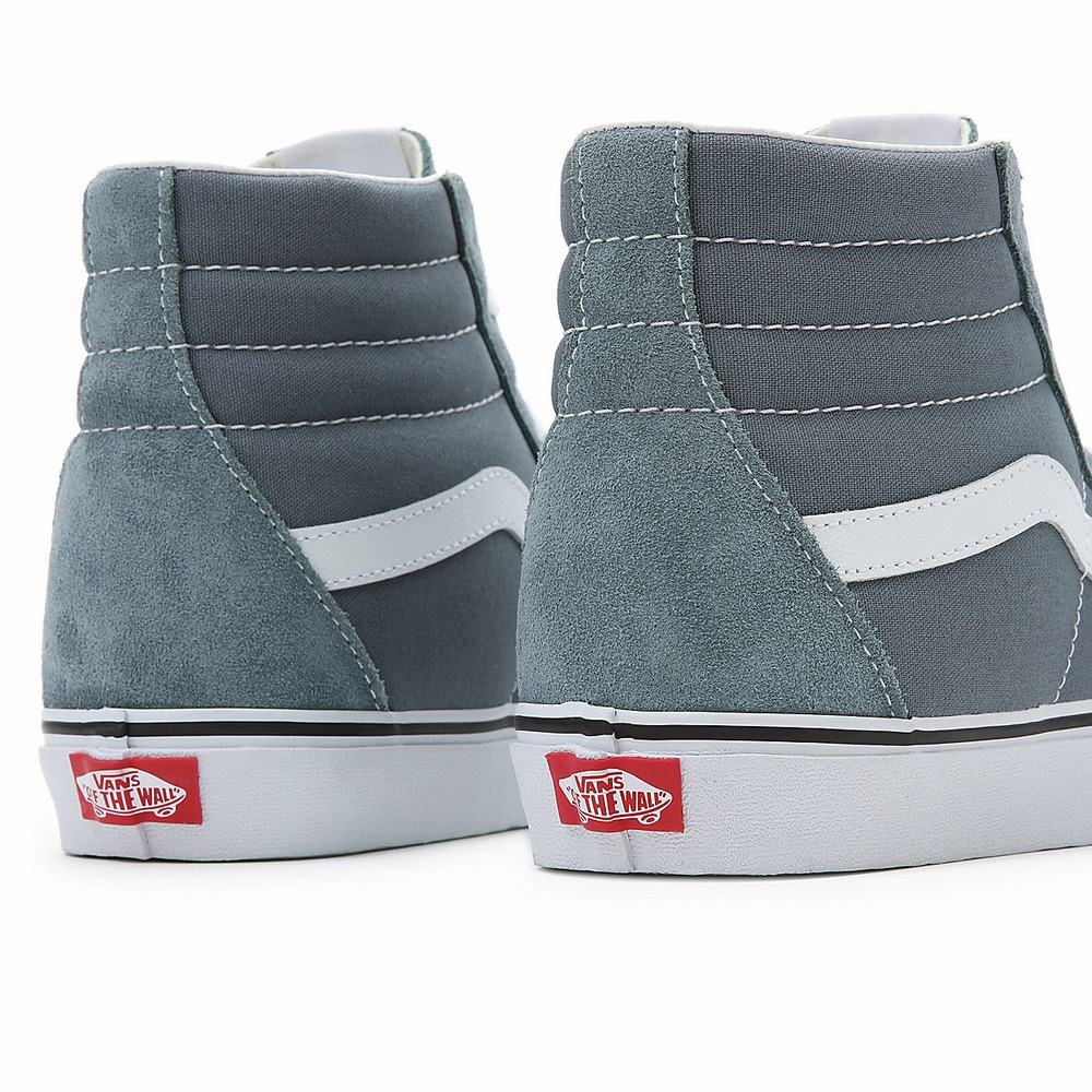 Tenis Botas Vans Sk8-Hi Hombre Azules | GPZ157904