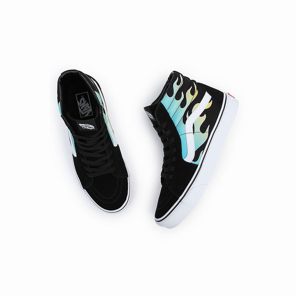 Tenis Botas Vans Sk8-Hi Hombre Azules/Negras | GAH452361