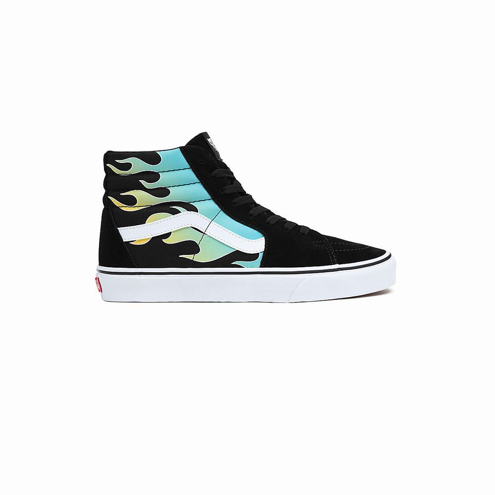 Tenis Botas Vans Sk8-Hi Hombre Azules/Negras | GAH452361