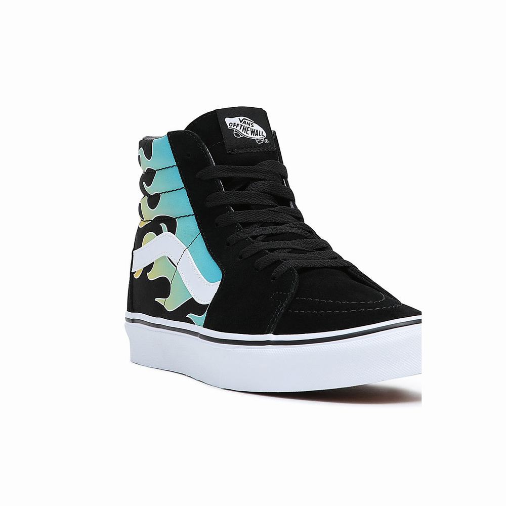 Tenis Botas Vans Sk8-Hi Hombre Azules/Negras | GAH452361