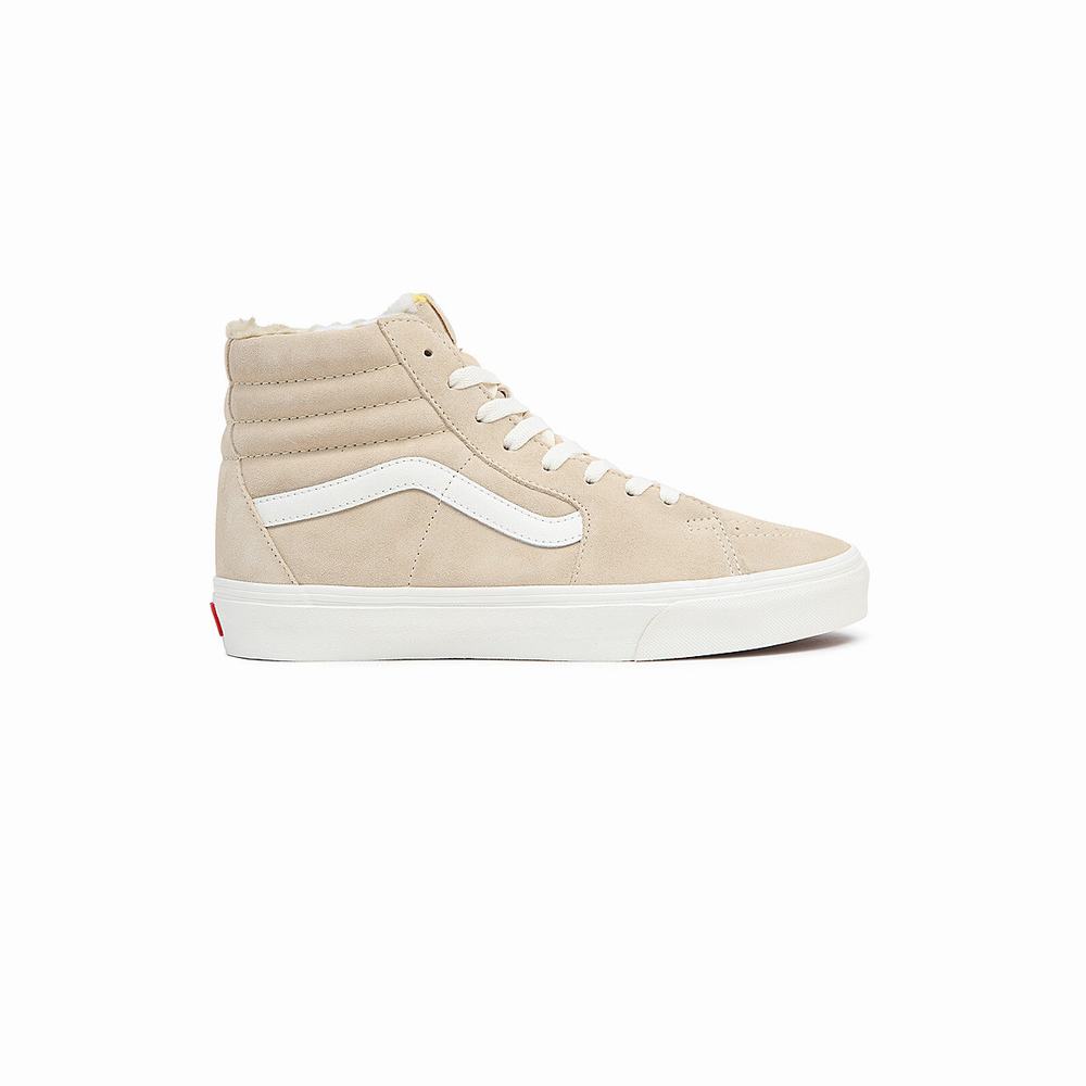 Tenis Botas Vans Sk8-Hi Hombre Beige | FWG871623