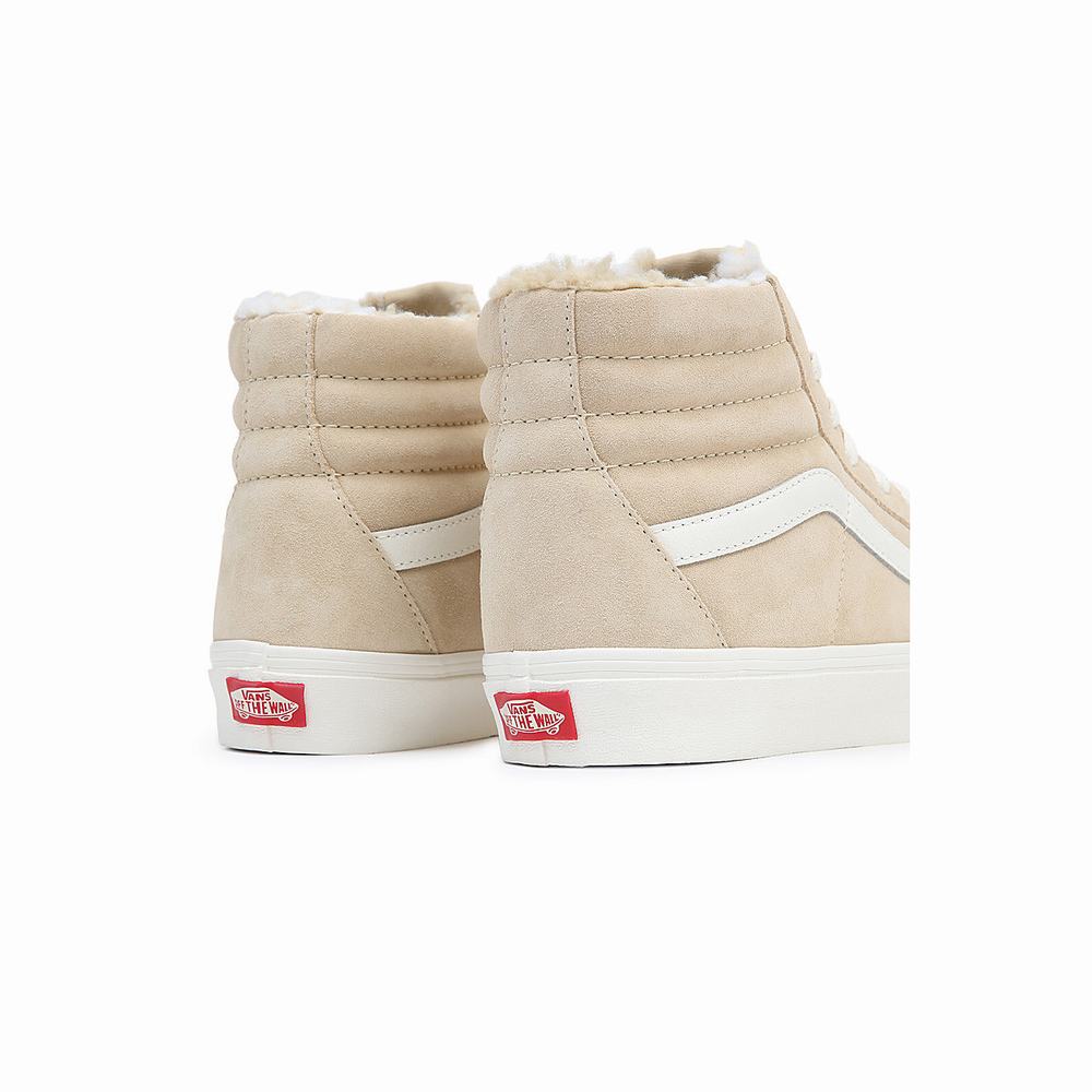 Tenis Botas Vans Sk8-Hi Hombre Beige | FWG871623