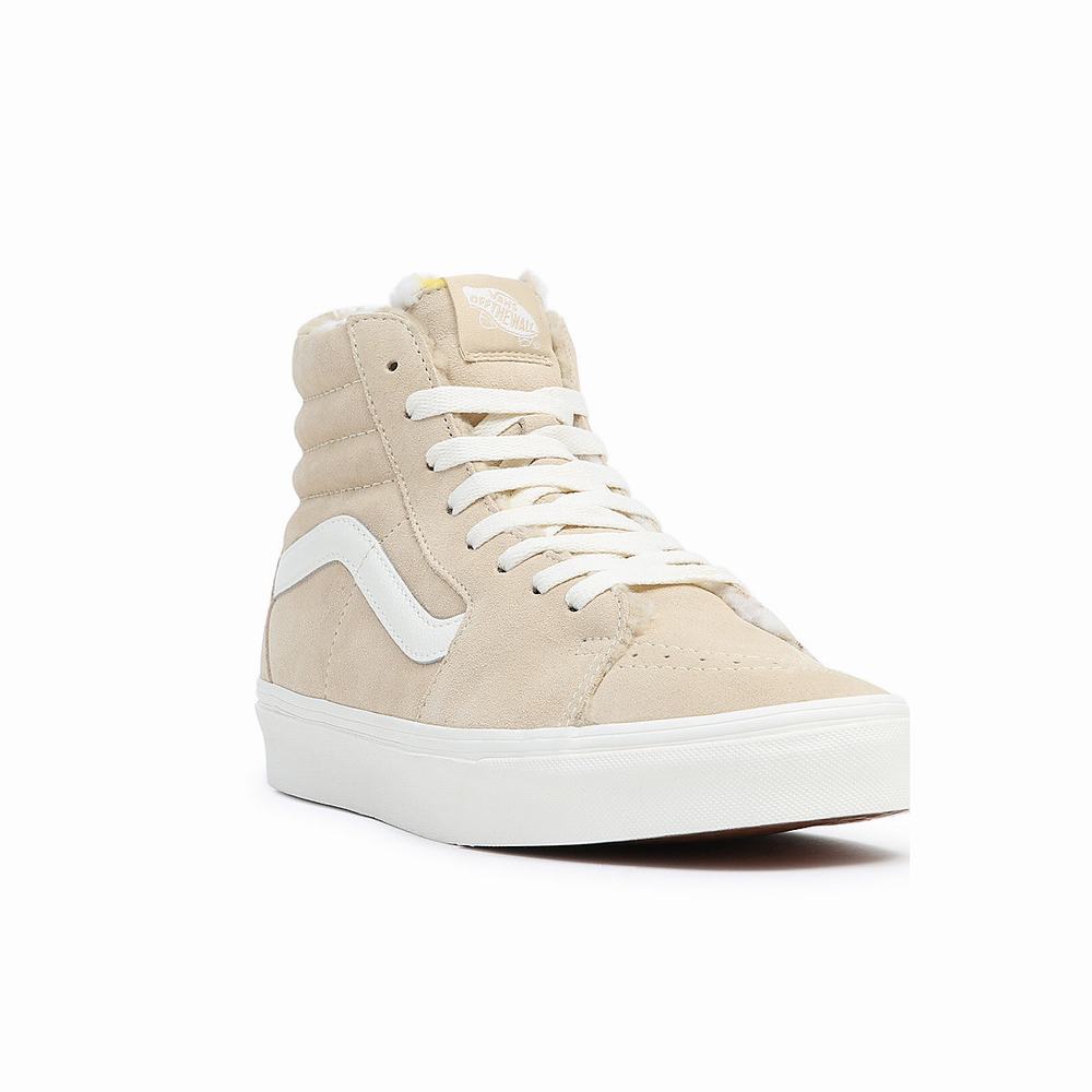 Tenis Botas Vans Sk8-Hi Hombre Beige | FWG871623