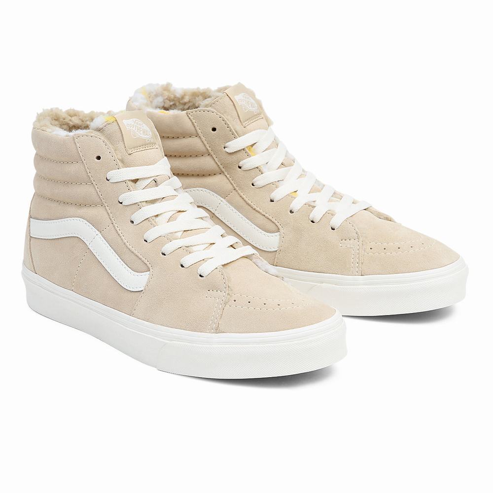 Tenis Botas Vans Sk8-Hi Hombre Beige | FWG871623