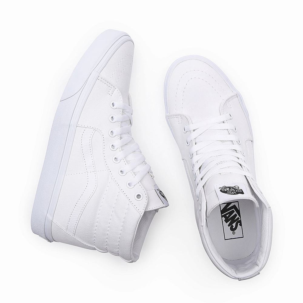 Tenis Botas Vans Sk8-Hi Hombre Blancas | HFP981067