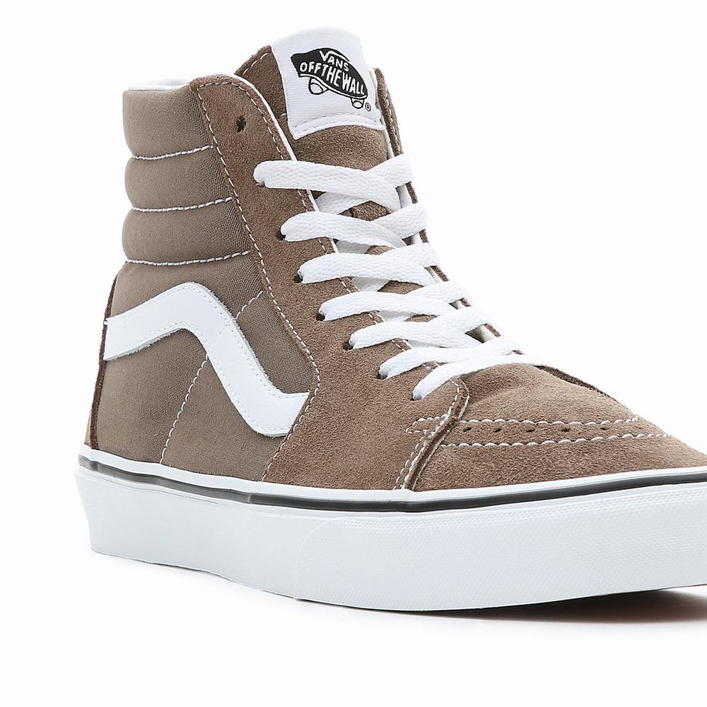 Tenis Botas Vans Sk8-Hi Hombre Marrones | PCL027491