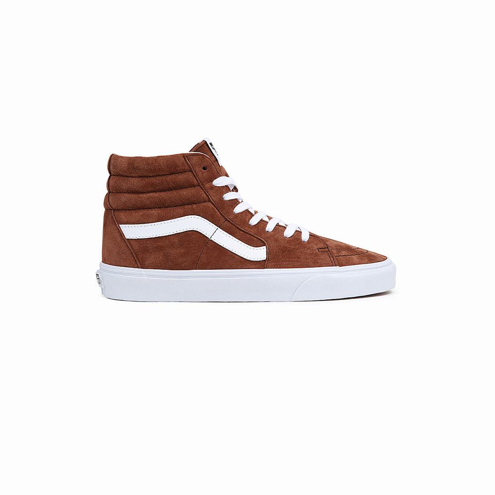 Tenis Botas Vans Sk8-Hi Hombre Marrones | RDX958306