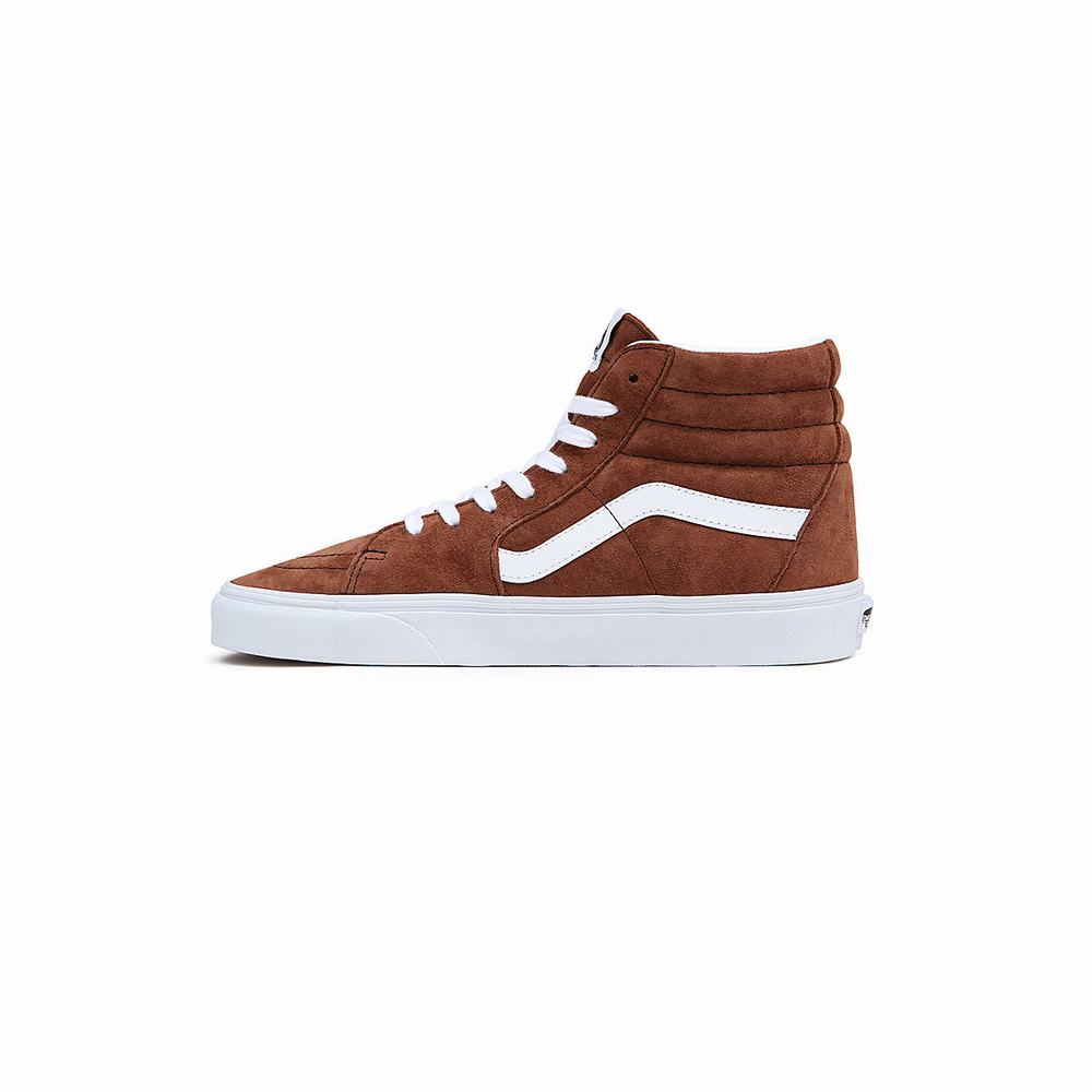 Tenis Botas Vans Sk8-Hi Hombre Marrones | RDX958306