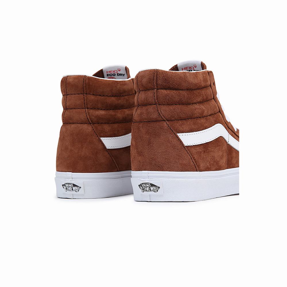 Tenis Botas Vans Sk8-Hi Hombre Marrones | RDX958306