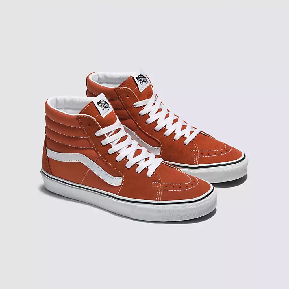 Tenis Botas Vans Sk8-Hi Hombre Naranjas | FQT506173