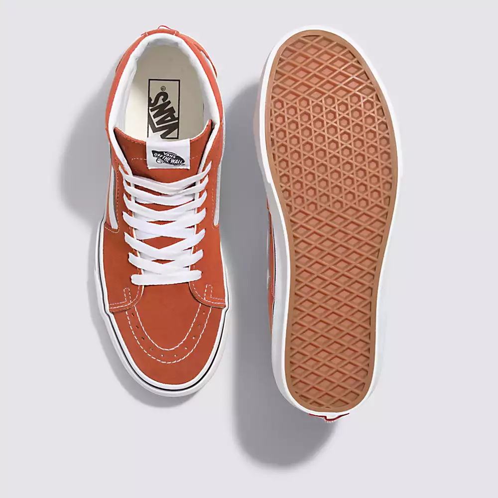 Tenis Botas Vans Sk8-Hi Hombre Naranjas | FQT506173