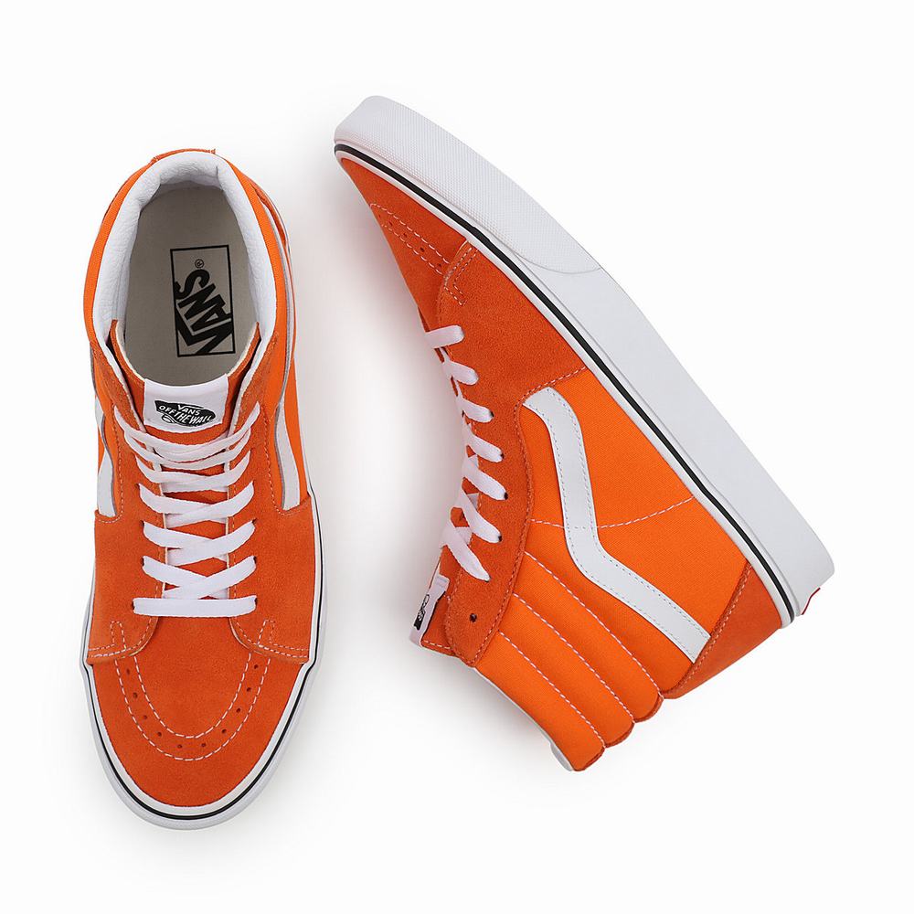 Tenis Botas Vans Sk8-Hi Hombre Naranjas | ZFQ168472