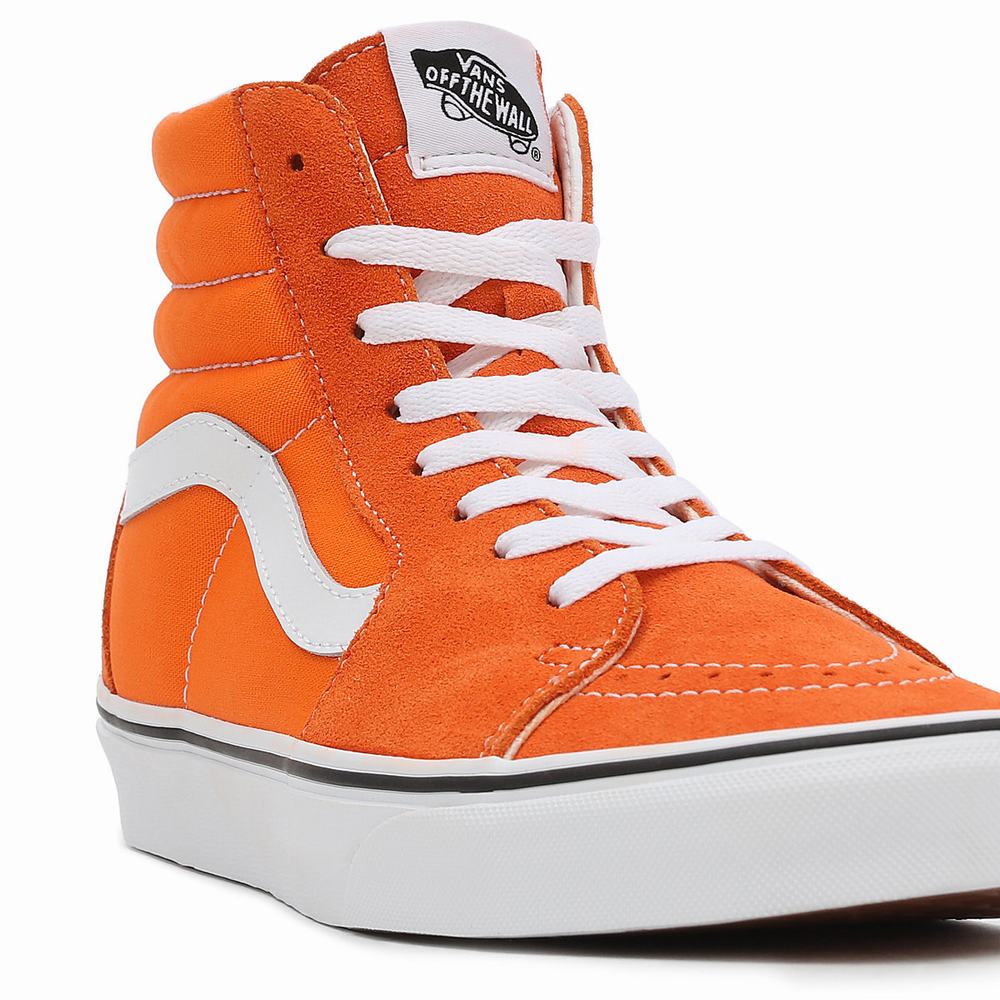 Tenis Botas Vans Sk8-Hi Hombre Naranjas | ZFQ168472