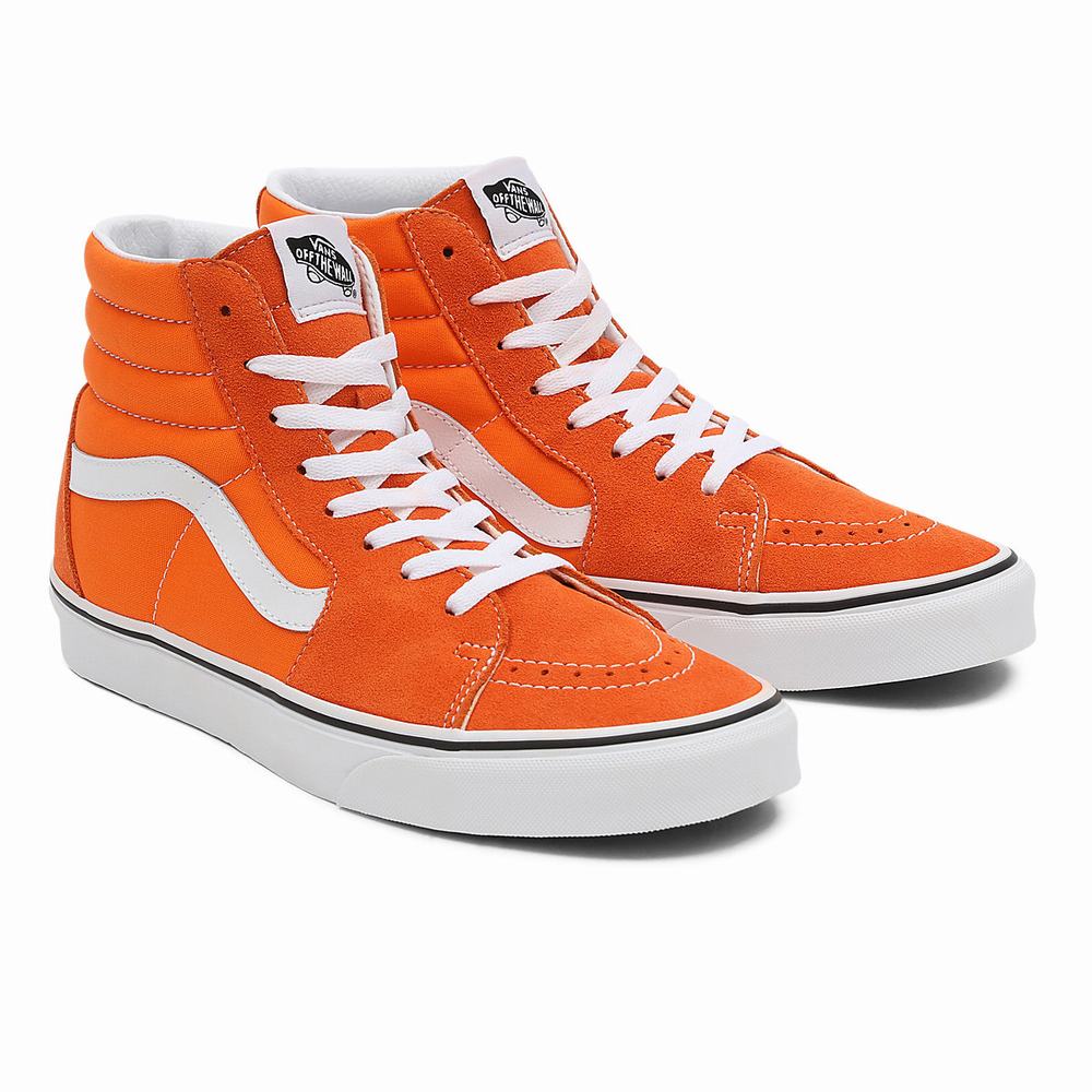 Tenis Botas Vans Sk8-Hi Hombre Naranjas | ZFQ168472