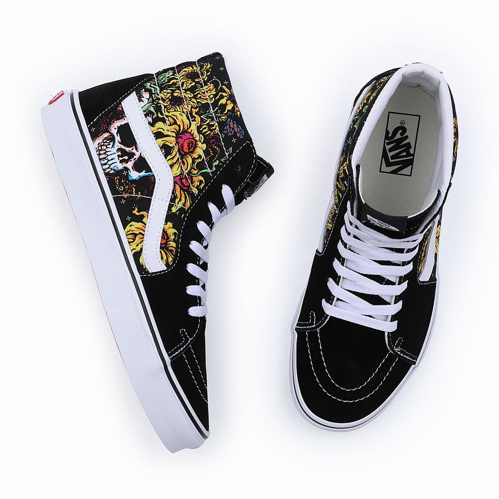 Tenis Botas Vans Sk8-Hi Hombre Negras | GVJ534860