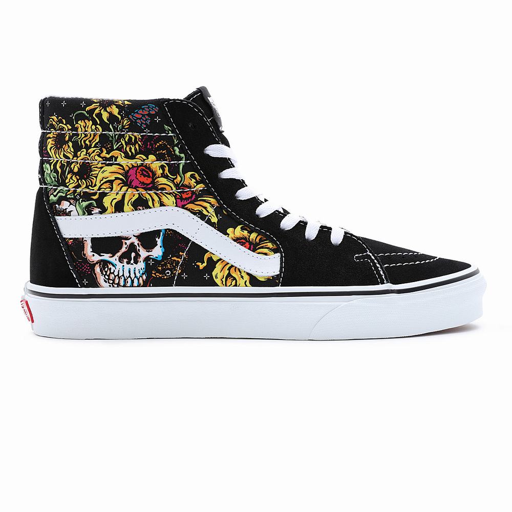 Tenis Botas Vans Sk8-Hi Hombre Negras | GVJ534860