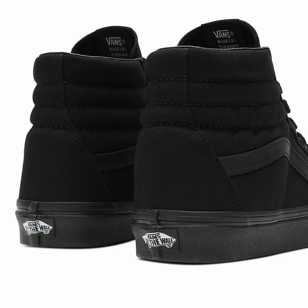 Tenis Botas Vans Sk8-Hi Hombre Negras | IGZ134586