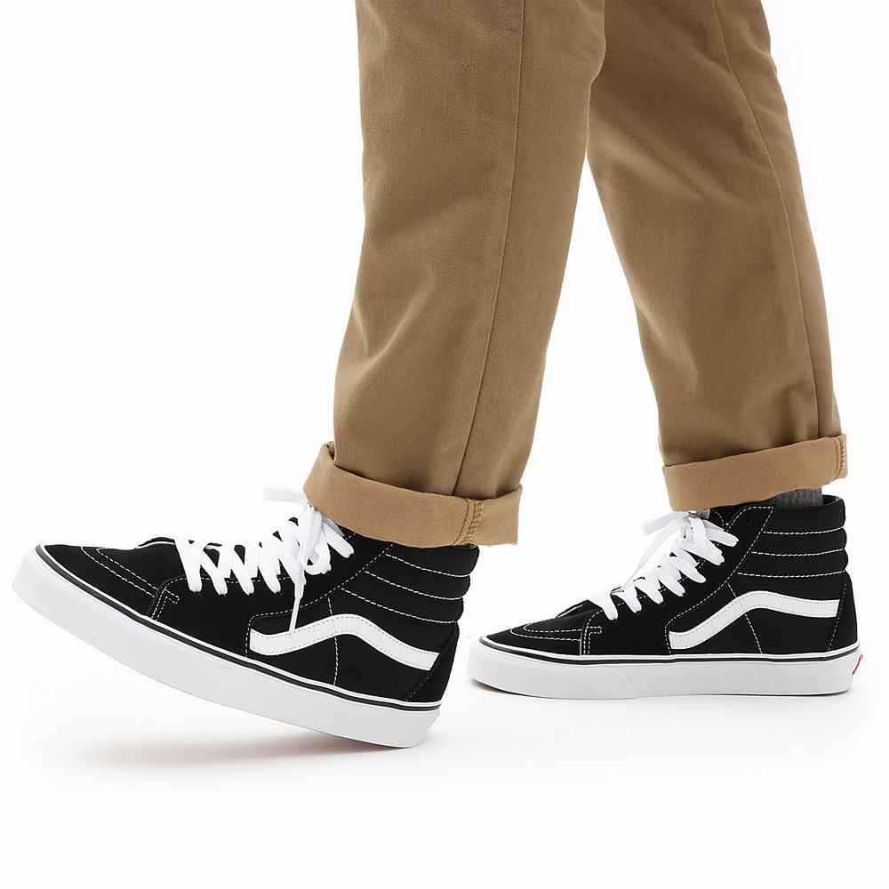 Tenis Botas Vans Sk8-Hi Hombre Negras | NWY504382