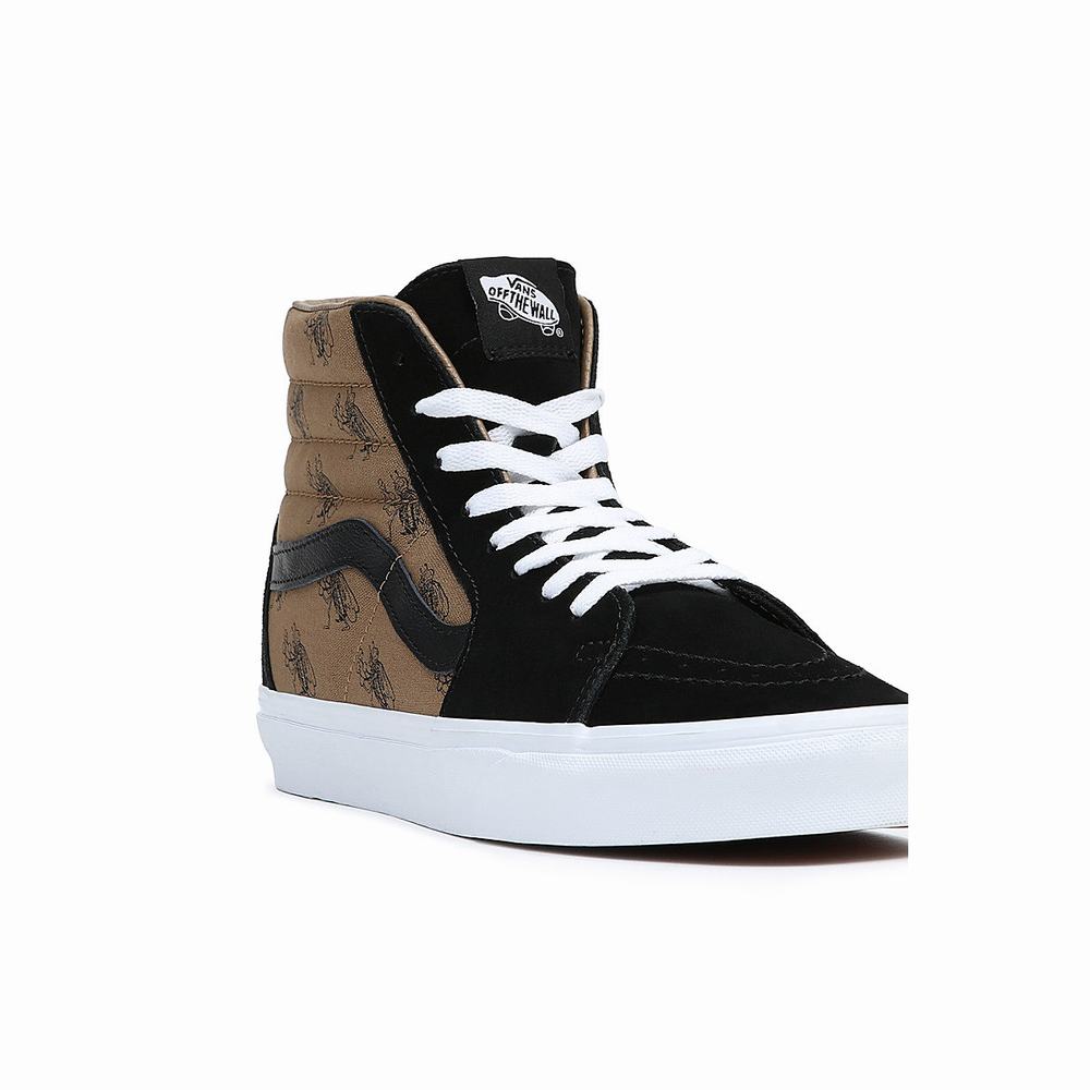 Tenis Botas Vans Sk8-Hi Hombre Negras/Marrones | HYV705839