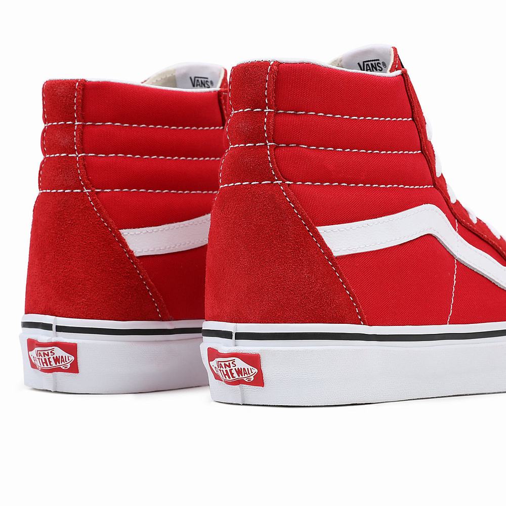 Tenis Botas Vans Sk8-Hi Hombre Rojas | GLK759486