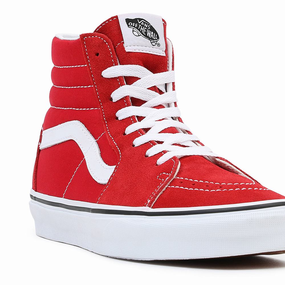 Tenis Botas Vans Sk8-Hi Hombre Rojas | GLK759486