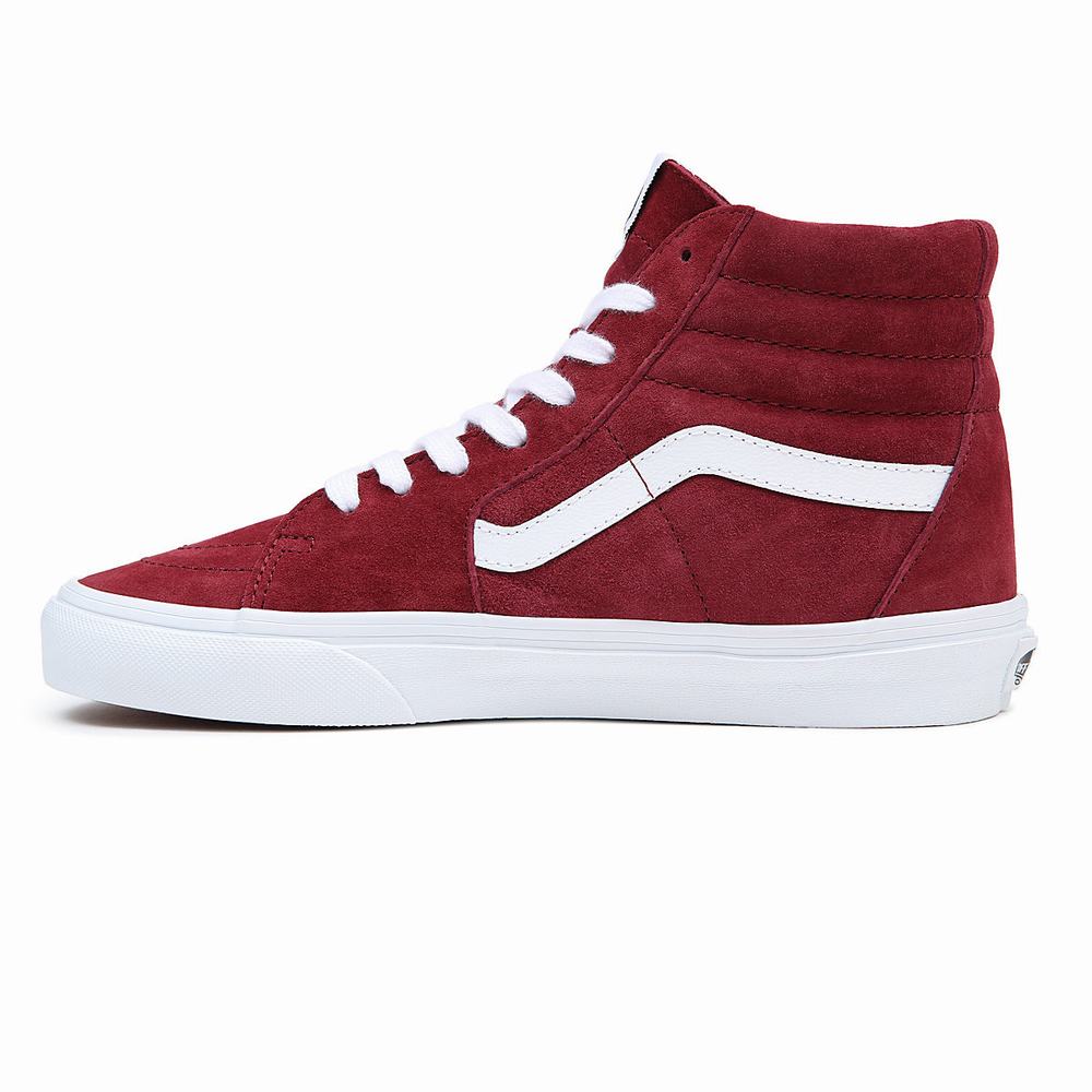 Tenis Botas Vans Sk8-Hi Hombre Rojas | XCT047621