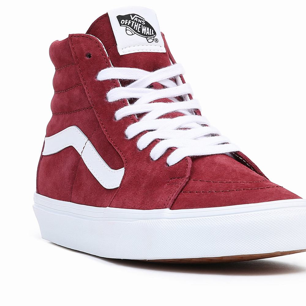 Tenis Botas Vans Sk8-Hi Hombre Rojas | XCT047621