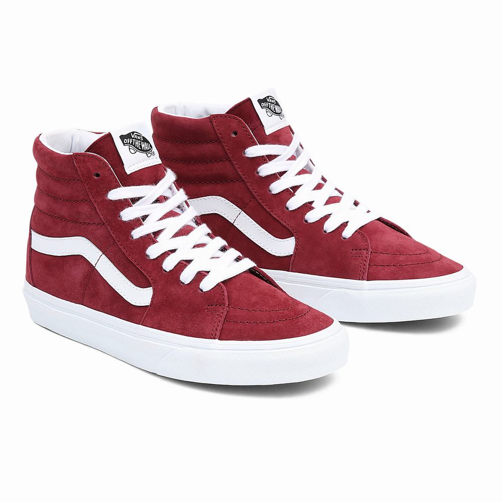 Tenis Botas Vans Sk8-Hi Hombre Rojas | XCT047621