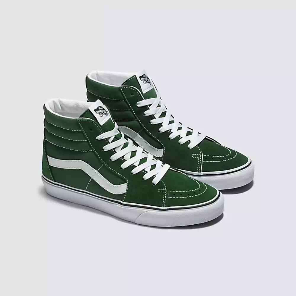 Tenis Botas Vans Sk8-Hi Hombre Verde | IPC526981