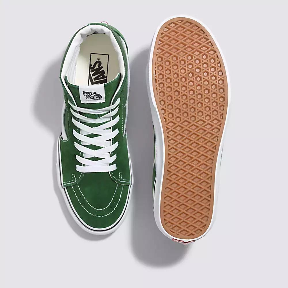 Tenis Botas Vans Sk8-Hi Hombre Verde | IPC526981