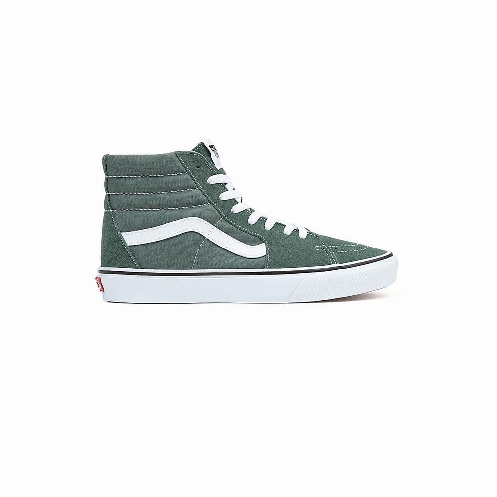 Tenis Botas Vans Sk8-Hi Hombre Verde | PJH238491